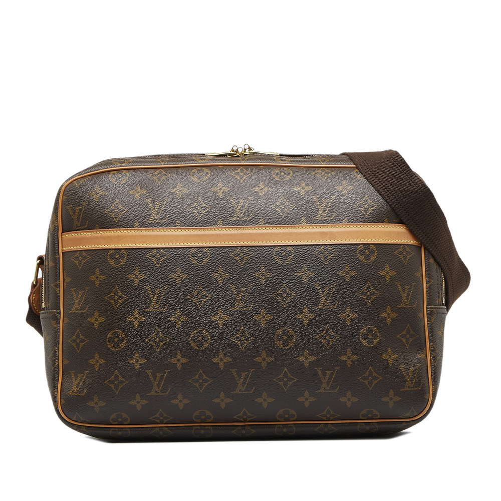 LOUIS VUITTON Monogram Reporter GM Crossbody Bag - Picture 1 of 10